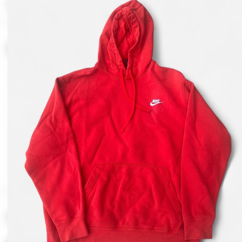 Mens Red Nike Hoodie